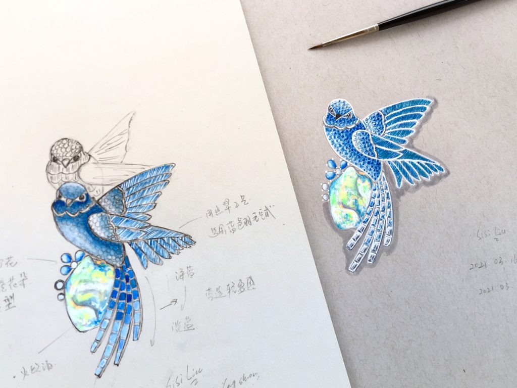 jewelry design_bird1