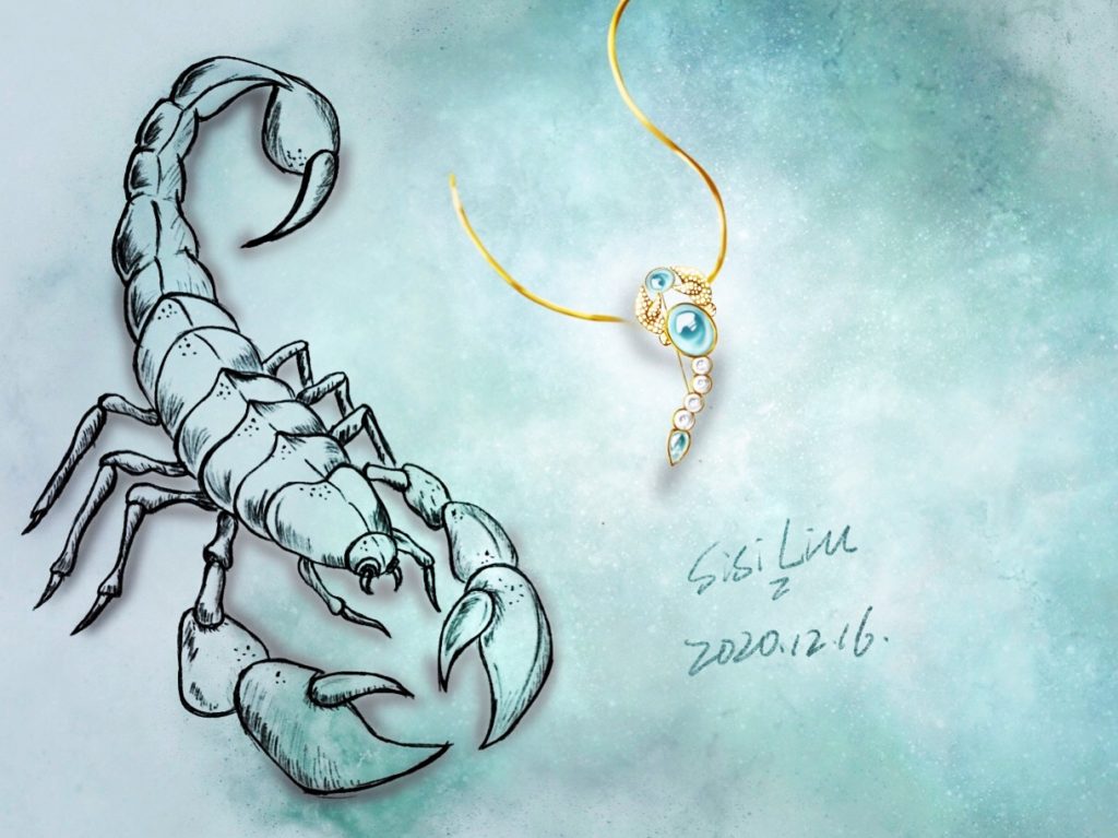 jewelry design _scorpion